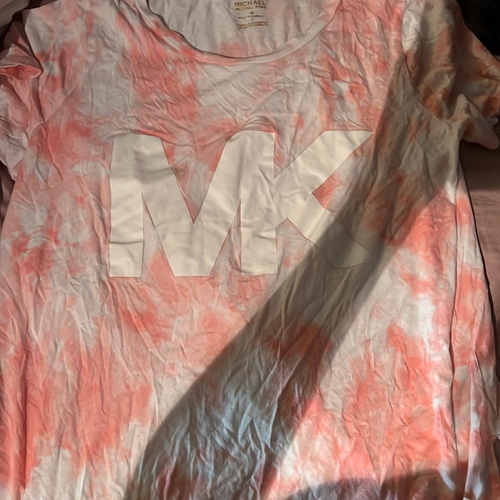 michael kors, medium ,pink and white
